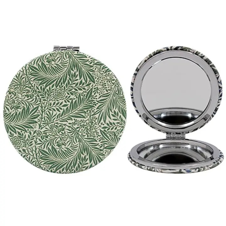 William Morris Design Compact Mirror - Larkspur Design 
