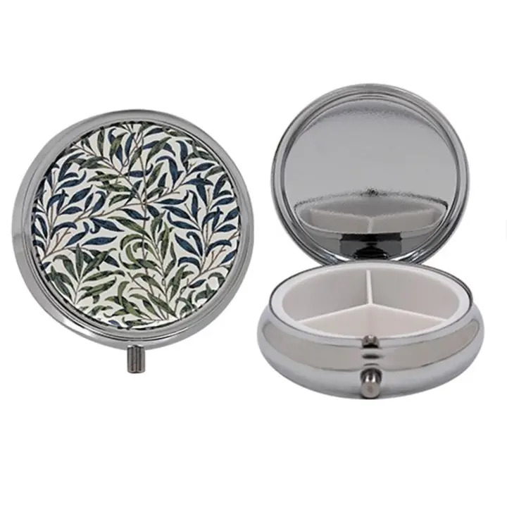 William Morris Design Pill Box - Willow Bough Design