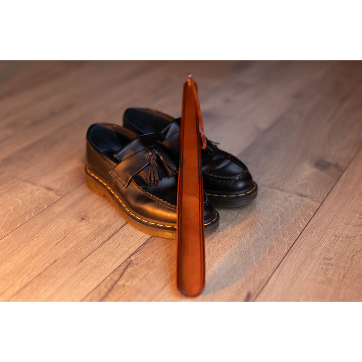 Cognac Leather Shoe Horn