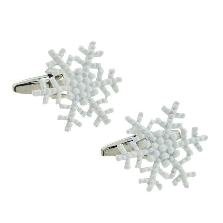 Christmas Snowflake Cufflinks 