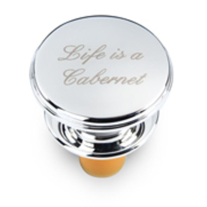 Witty Wine Bottle Stopper - Life is a Cabernet