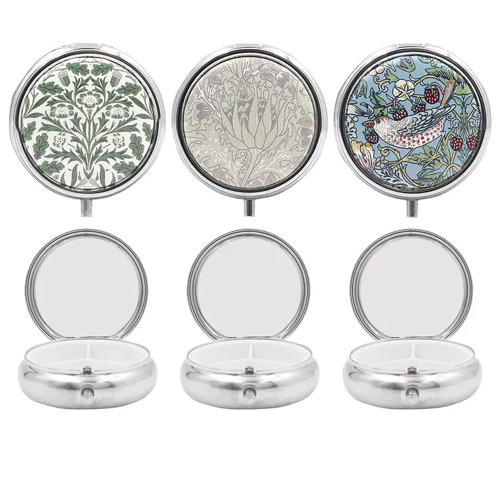 William Morris Design Pill Boxes 3 Designs 