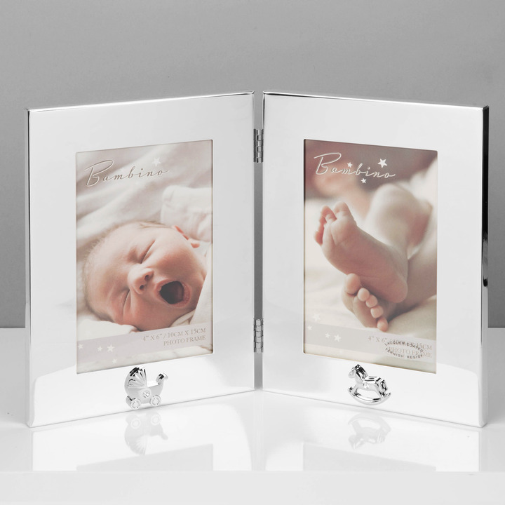 Baby's First Pictures Double Photoframe 