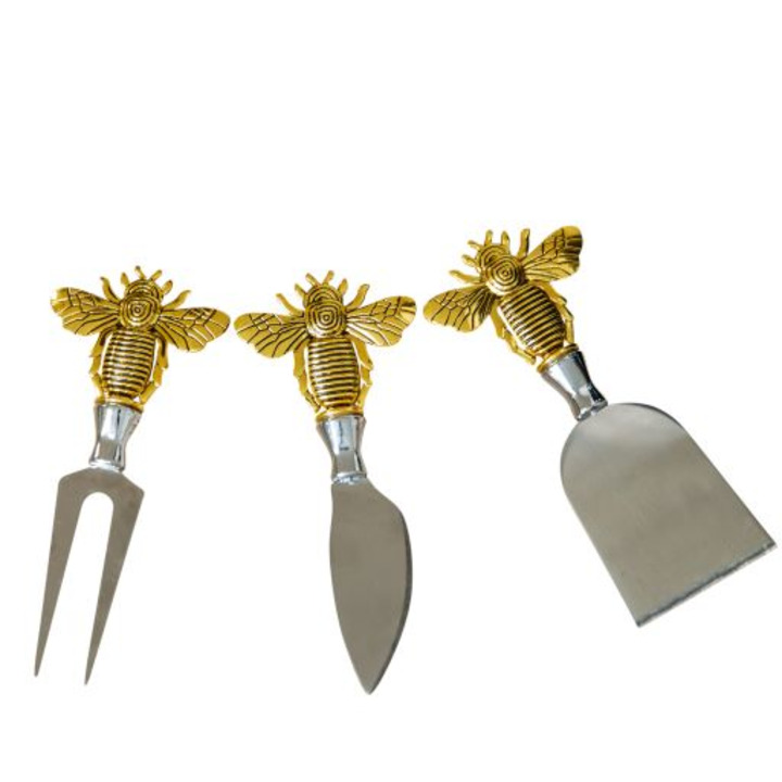 3 Piece Bumble Bee Cheese Set