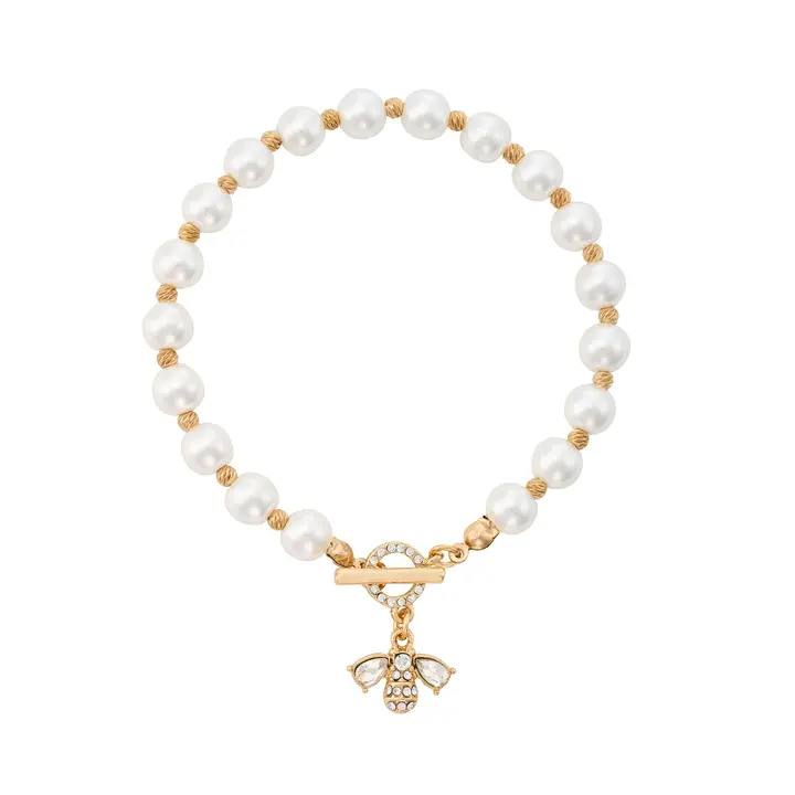 Honeybee Pearl Bracelet