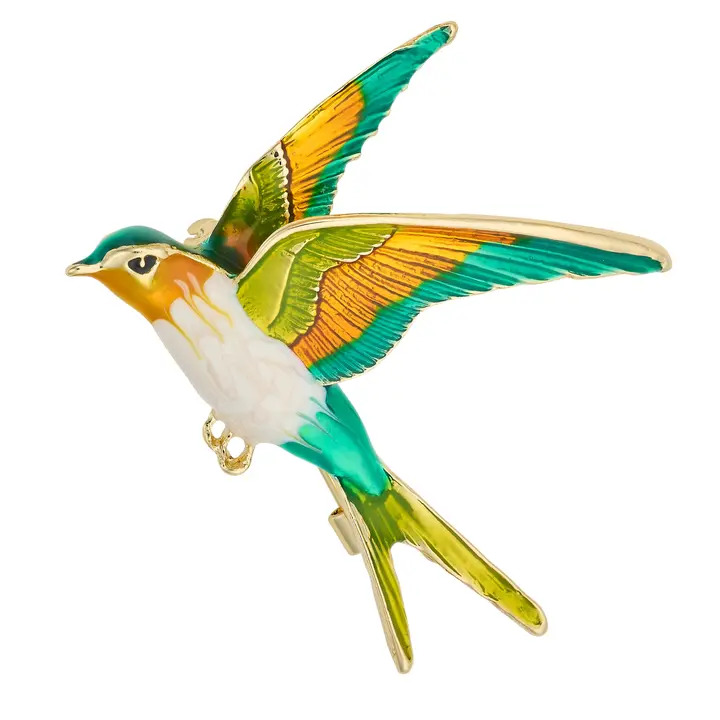 Gold and Green Swallow 