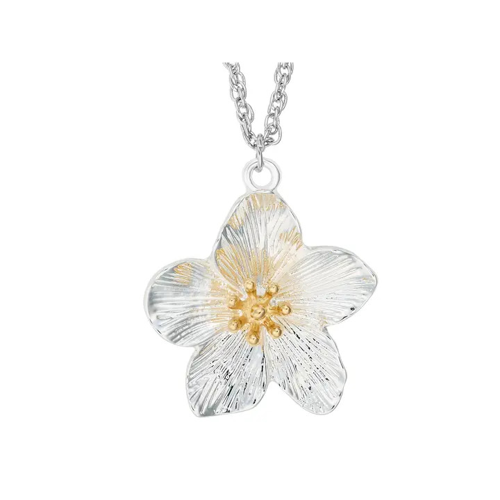 Silver Petal Pendant