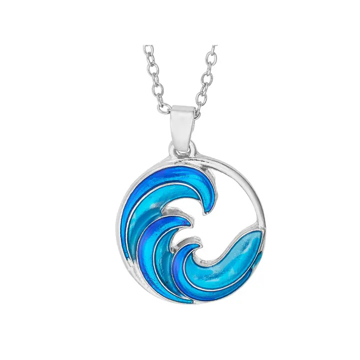 Sea Spirit Blue Wave Pendant
