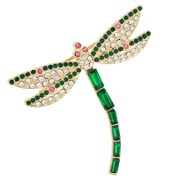 Radiant Jewelled Dragonfly Brooch