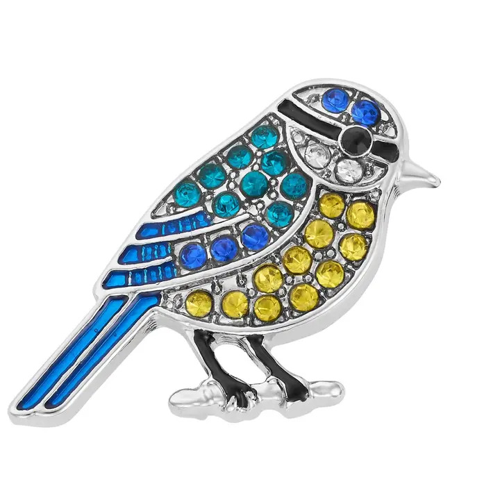 Skycrest Jewelled Song Bird Brooch